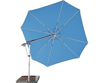 Hornbach Sonnenschirmbespannung doppler polyester aquamarin Angebot
