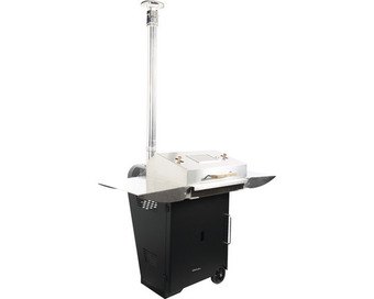 Hornbach Pelletgrill wamsler mit grillfläche 40x50 cm, deckel und deckelthermomether fahrbar schwarz/silber Angebot