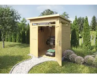 Hornbach Gartenhaus weka 265 gr. 3 inkl. fußboden 235 x 239 cm natur Angebot