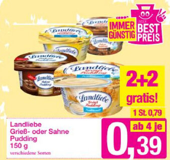 Sutterlüty Landliebe Grieß-Oder Sahne Pudding 150g Angebot