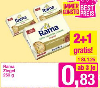 Sutterlüty Rama Ziegel 250g Angebot