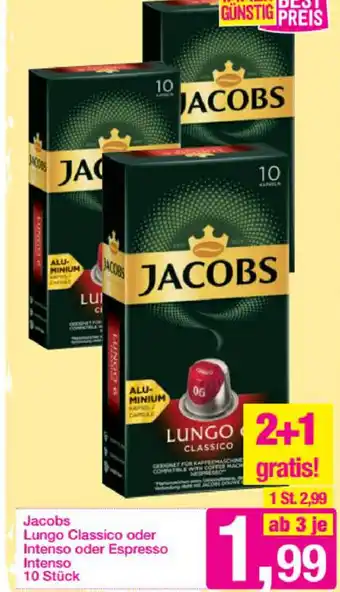 Sutterlüty Jacobs Lungo Classico Oder Intenso Oder Espresso Intenso 10 Stück Angebot