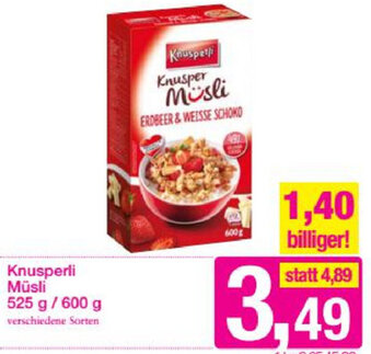 Sutterlüty Knusperli Müsli 525g/600g Angebot