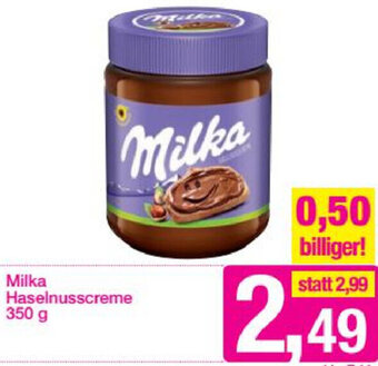Sutterlüty Milka Haselnusscreme 350g Angebot