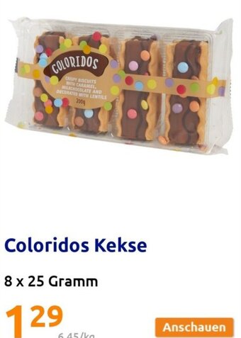 Action Coloridos Kekse 8 x 25 Gramm Angebot