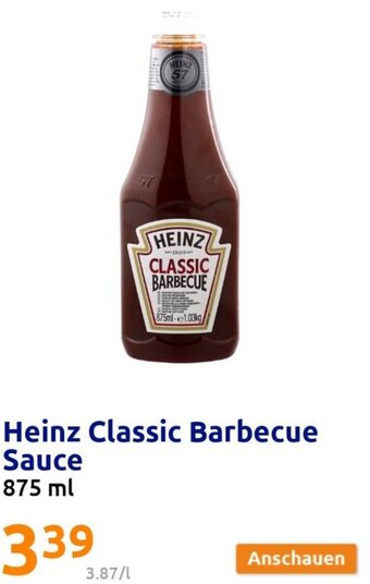 Action Heinz Classic Barbecue Sauce 875 ml Angebot