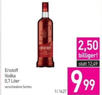 Sutterlüty Eristoff Vodka 0,7 Liter Angebot