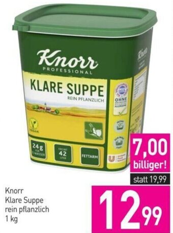 Sutterlüty Knorr Klare Suppe rein pflanzlich 1 kg Angebot