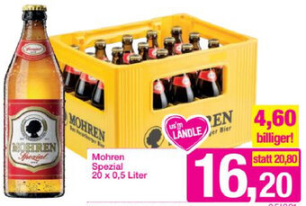Sutterlüty Mohren Spezial 20x0,5 Liter Angebot