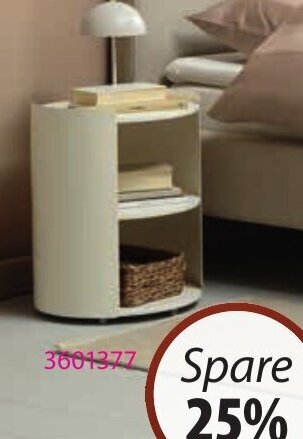 JYSK NACHTTISCH BALLING MDF und Stahl. Ø40 x H52 cm Angebot