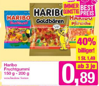 Sutterlüty Haribo Fruchtgummi 150g-200g Angebot