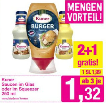 Sutterlüty Kuner Saucen Im Glas Oder Im Squeezer 250ml Angebot