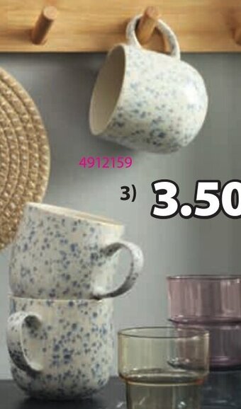 JYSK BECHER ALF Steinzeug. Ø9 x H9 cm Angebot