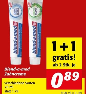 Blend-a-med Zahncreme verschiedene Sorten 75 ml