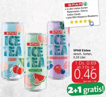 Spar SPAR Eistee versch. Sorten, 0,33 Liter Angebot