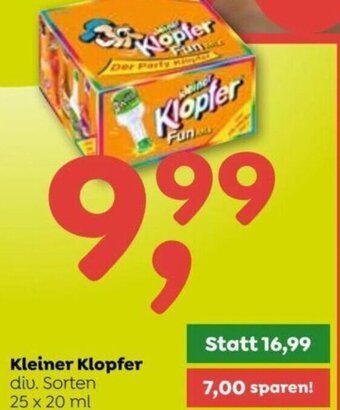 ADEG Kleiner Klopfer diu. Sorten 25 x 20 ml Angebot