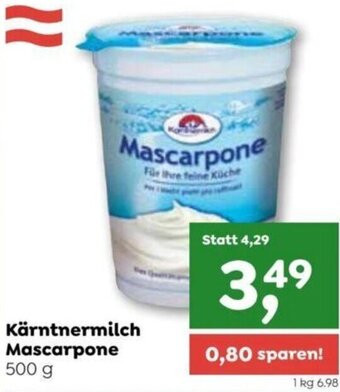 ADEG Kärntnermilch Mascarpone 500 g Angebot