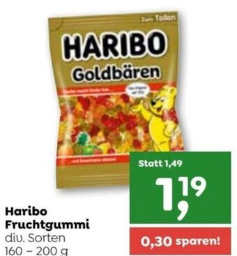 ADEG Haribo Fruchtgummi div. Sorten 160 - 200 g Angebot
