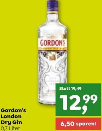 ADEG Gordon's London Dry Gin 0,7 Liter Angebot
