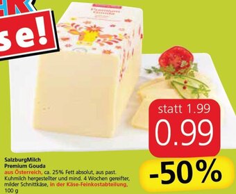 Eurospar SalzburgMilch Premium Gouda 100 g Angebot
