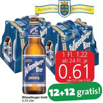 Eurospar Wieselbuger Gold 0,33 Liter Angebot