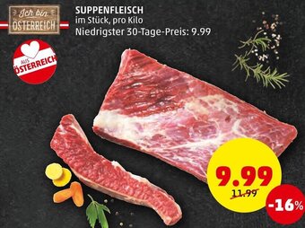 PENNY SUPPENFLEISCH im Stück, pro Kilo Angebot