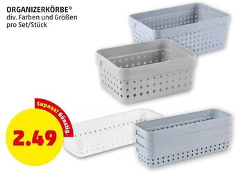 PENNY ORGANIZERKÖRBE* div. Farben und Größen pro Set/Stück Angebot