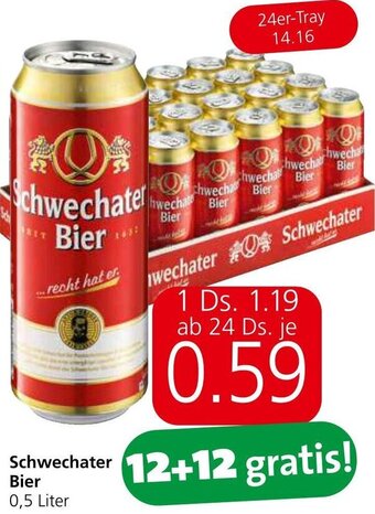 Spar Schwechater Bier 0,5 Liter Angebot
