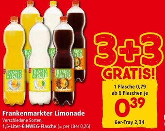 Interspar Frankenmarkter Limonade 1,5-Liter-EINWEG-Flasche Angebot