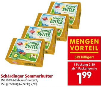 Interspar Schärdinger Sommerbutter 250-g-Packung Angebot