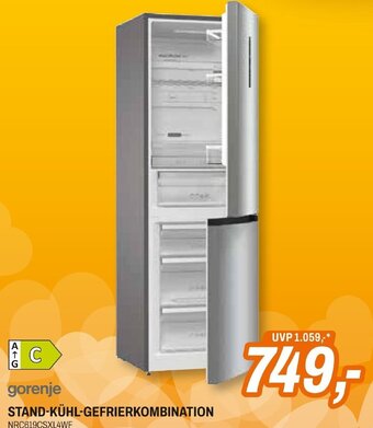 Expert gorenje STAND-KÜHL-GEFRIERKOMBINATION Angebot