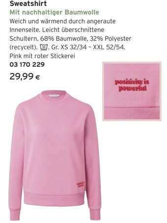 Tchibo Eduscho Sweatshirt Angebot