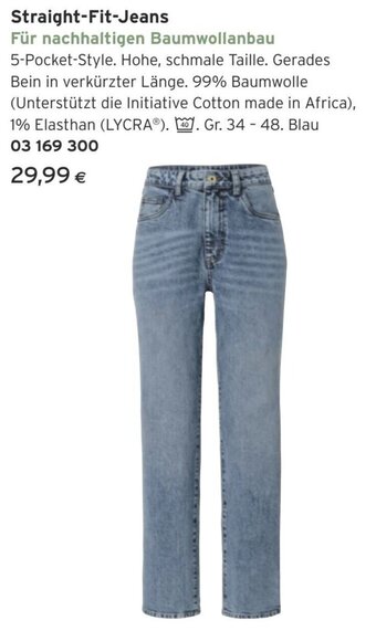 Tchibo Eduscho Straight-Fit-Jeans Angebot