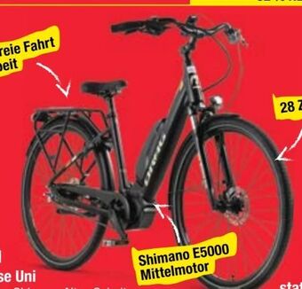Maximarkt E-bike sense uni Angebot