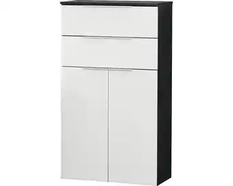 Hornbach Midischrank fackelmann style 110x60x32 cm weiß/anthrazit Angebot