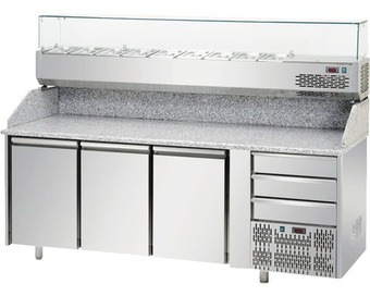 Hornbach Pizzakühltisch sonnenkönig 203x75x151 cm edelstahl Angebot