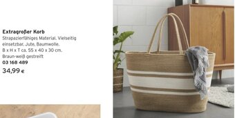 Tchibo Eduscho Extragroßer Korb Angebot