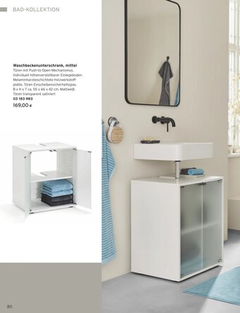 Tchibo Eduscho Waschbeckenunterschrank, mittel Angebot