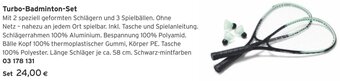 Tchibo Eduscho Turbo-Badminton-Set Angebot