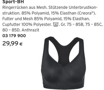 Tchibo Eduscho Sport-BH Angebot