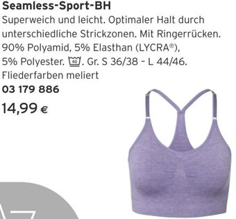 Tchibo Eduscho Seamless-Sport-BH Angebot