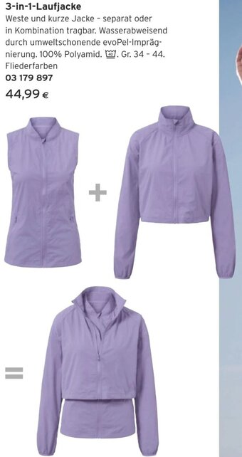 Tchibo Eduscho 3-in-1-Laufjacke Angebot