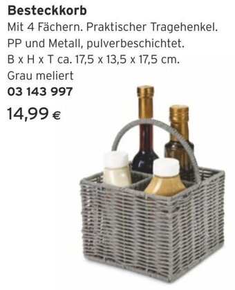 Tchibo Eduscho Besteckkorb Angebot