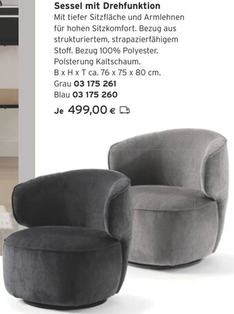Tchibo Eduscho Sessel mit Drehfunktion Angebot