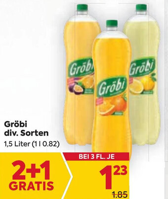 Billa Gröbi div. Sorten 1,5 liter Angebot