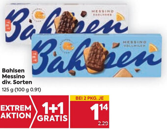 Billa Bahlsen Messino div. Sorten 125 g Angebot