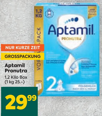 Billa Aptamil Pronutra 1,2 Kilo Box Angebot