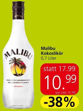 Eurospar Malibu Kokoslikör 0,7 Liter Angebot