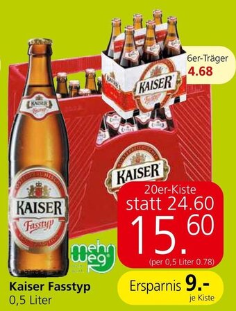 Eurospar Kaiser Fasstyp 0,5 Liter Angebot