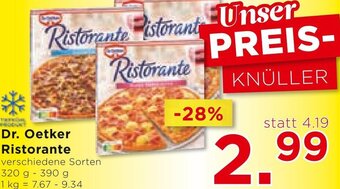 Unimarkt Dr. Oetker Ristorante 320 g- 390 g Angebot